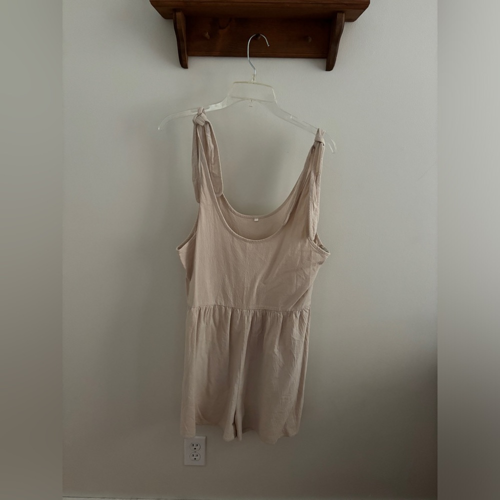 Basic Tan Romper